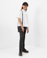 Блузка оверсайз с коротким рукавом белая Gulliver, школьная форма для девочек  фото, kupilegko.ru